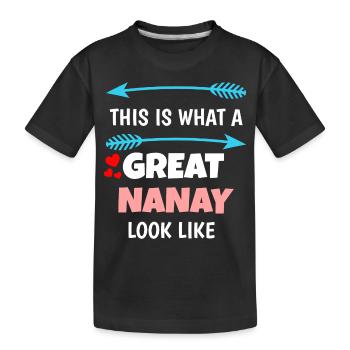 Philippines Filipino Nanay Nana Grandma I Cadeau - T-shirt bio Premium Enfant - noir - Devant