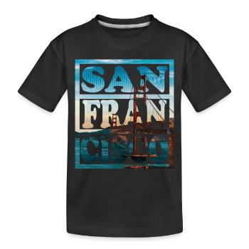 San Francisco - T-shirt bio Premium Enfant - noir - Devant