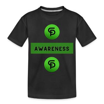 Sensibilisation au CP - T-shirt bio Premium Enfant - noir - Devant