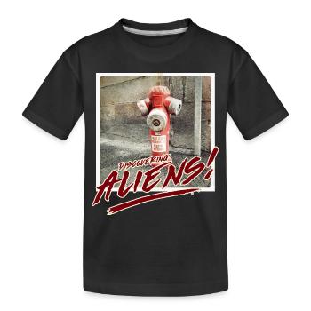 Aliens 19 - Kids' Premium Organic T-Shirt - black - Front
