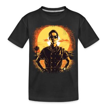 gift idea geek gift bday funny quote - Kinder Premium Bio T-Shirt - Schwarz - Vorne