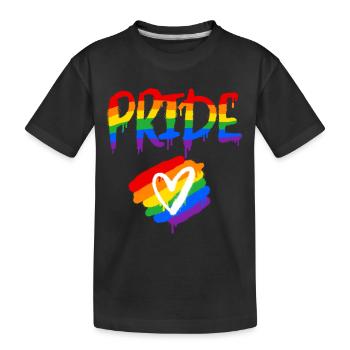 Stolz - Kinder Premium Bio T-Shirt - Schwarz - Vorne