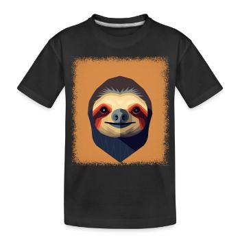 cadeau anniversaire salutation running citation animal - T-shirt bio Premium Enfant - noir - Devant
