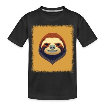 café course équipe de bande dessinée blagues dictons - T-shirt bio Premium Enfant - noir - Devant