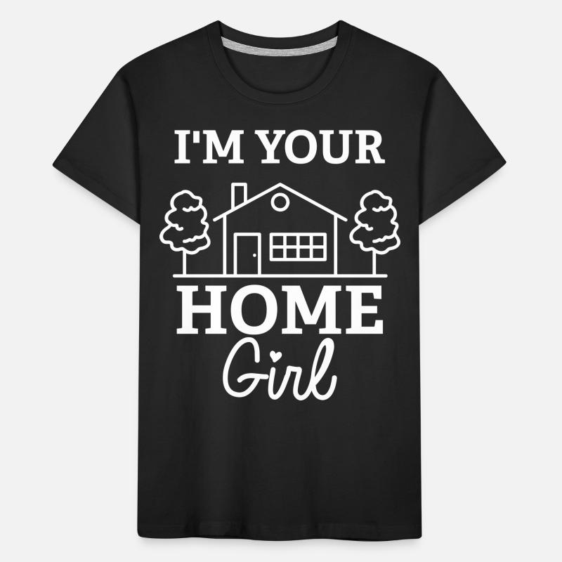 Ich bin dein Hausmädchen Kinder Premium Bio T-Shirt