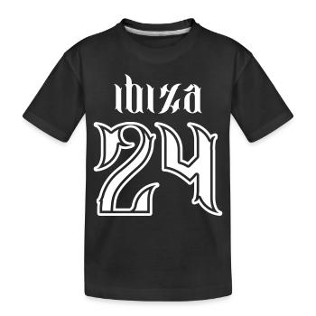 Ibiza 24 Jours fériés 2024 - T-shirt bio Premium Enfant - noir - Devant