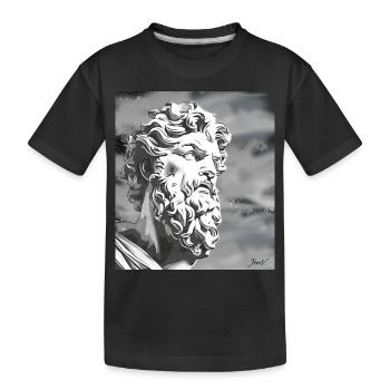 Le philosophe - T-shirt bio Premium Enfant - noir - Devant