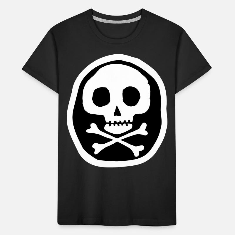 Schädel & Knochen Kinder Premium Bio T-Shirt