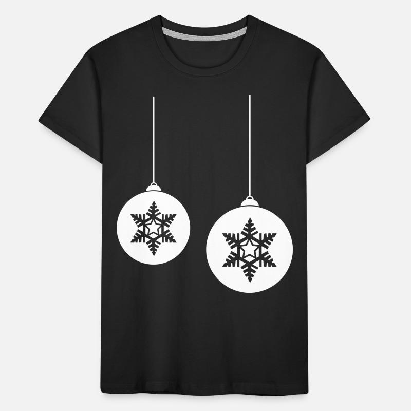 Weihnachtskugel stern 2 Kinder Premium Bio T-Shirt