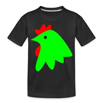 Coq - T-shirt bio Premium Enfant - noir - Devant