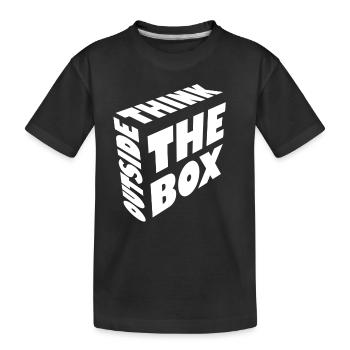 Sortez des sentiers battus - T-shirt bio Premium Enfant - noir - Devant