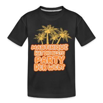Vacances Martinique - T-shirt bio Premium Enfant - noir - Devant