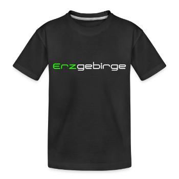 Erzgebirge - Kinder Premium Bio T-Shirt - Schwarz - Vorne
