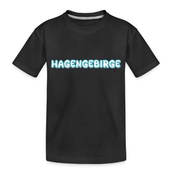 Trekking dans les montagnes de Hagen - T-shirt bio Premium Enfant - noir - Devant