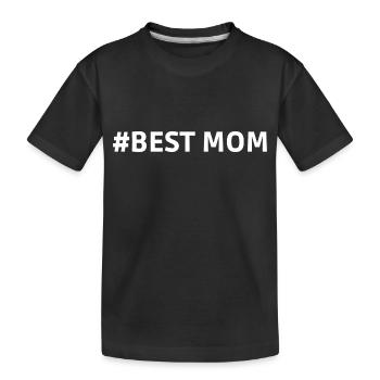 #Best Maman Supermama Cœur de maman - T-shirt bio Premium Enfant - noir - Devant
