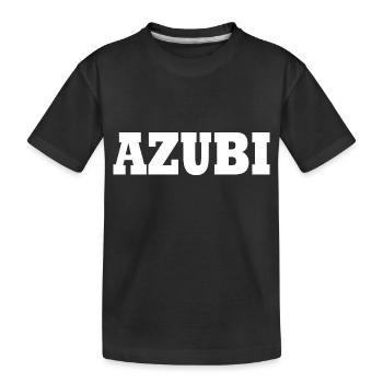 Azubi - Kinder Premium Bio T-Shirt - Schwarz - Vorne