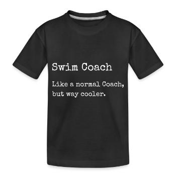 Nageurs - T-shirt bio Premium Enfant - noir - Devant