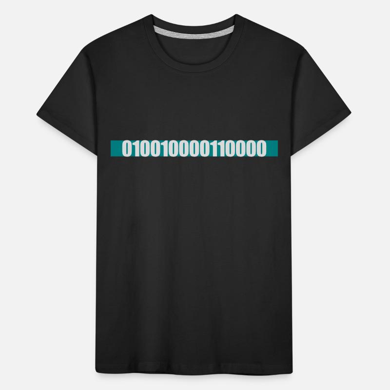 Binär Code Programm Sprache Kinder Premium Bio T-Shirt