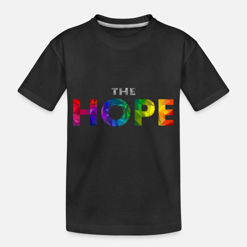 Die Hoffnung - Kinder Premium Bio T-Shirt - Schwarz
