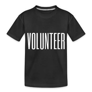 Volontaire - T-shirt bio Premium Enfant - noir - Devant