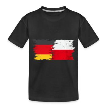 Allemagne Turquie Friendship Maillot de foot - T-shirt bio Premium Enfant - noir - Devant