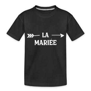 Die Braut - Kinder Premium Bio T-Shirt - Schwarz - Vorne