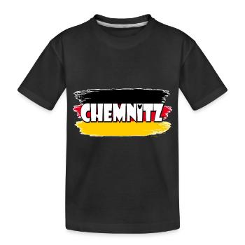 Pavillon : Chemnitz, Allemagne - T-shirt bio Premium Enfant - noir - Devant