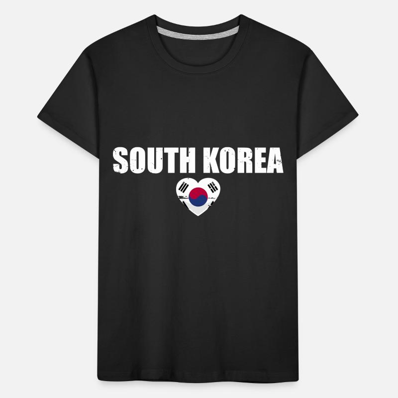 Corée du Sud Vintage Drapeau sud-coréen Corée du Sud T-shirt bio Premium Enfant