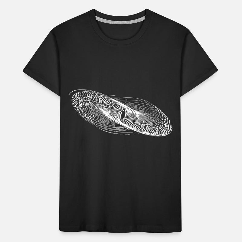Geometric Circle Lines Ellipses Kids' Premium Organic T-Shirt