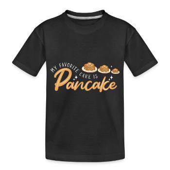 Crêpe - T-shirt bio Premium Enfant - noir - Devant