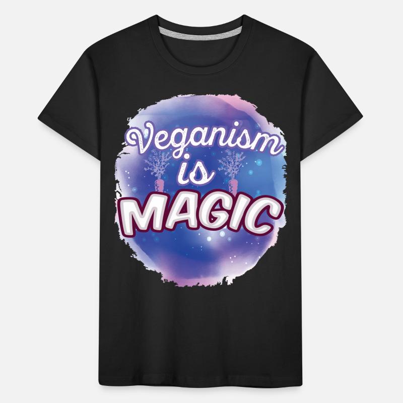 Veganer Vegetarier Tierschutz Geschenkidee Kinder Premium Bio T-Shirt