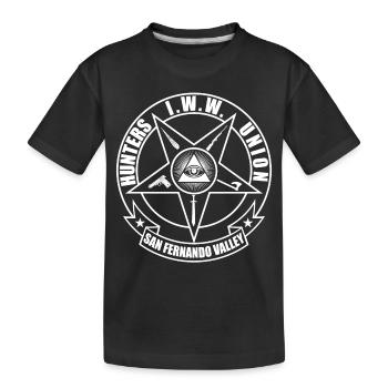 Vampire Jäger Tagschicht - Kinder Premium Bio T-Shirt - Schwarz - Vorne