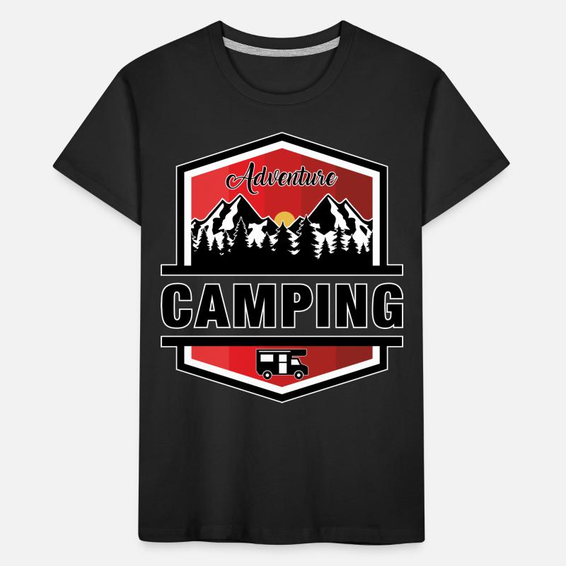 Camping T-shirt bio Premium Enfant