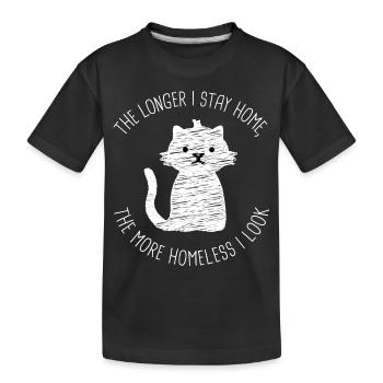 Arbeit von zu Hause Look Design für stolze Pinoys - Kinder Premium Bio T-Shirt - Schwarz - Vorne