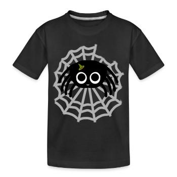 Ich bin eine Spinne! - Kinder Premium Bio T-Shirt - Schwarz - Vorne
