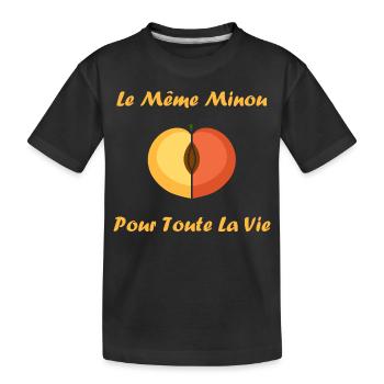 EVG Le Même Minou pour toute la vie - T-shirt bio Premium Enfant - noir - Devant