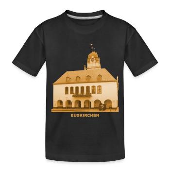 Hôtel de ville d’Euskirchen Rhénanie-du-Nord-Westphalie - T-shirt bio Premium Enfant - noir - Devant