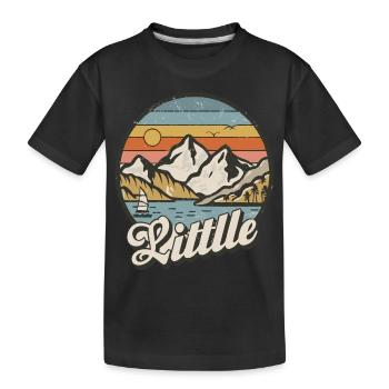 RetroVista Roamer - Kinder Premium Bio T-Shirt - Schwarz - Vorne