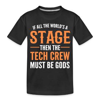 Theater Schauspiel Schauspieler Schauspielerin - Kinder Premium Bio T-Shirt - Schwarz - Vorne