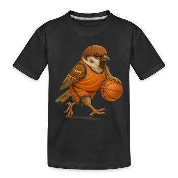 Ulmer Spatzen Basketball - T-shirt bio Premium Enfant - noir - Devant