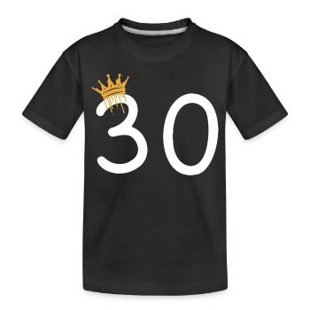 30 - T-shirt bio Premium Enfant - noir - Devant