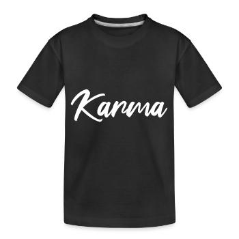Karma Destin Foi Yoga Karma - T-shirt bio Premium Enfant - noir - Devant