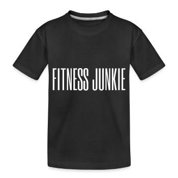 Fitness Junkie / Fitness Freak - T-shirt bio Premium Enfant - noir - Devant