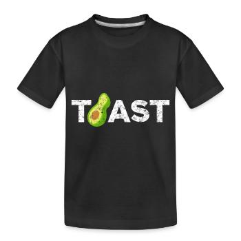 Avocado - Kids' Premium Organic T-Shirt - black - Front