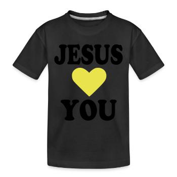 Jesus - T-shirt bio Premium Enfant - noir - Devant
