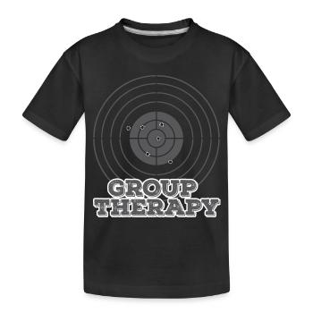 Polizei: Group Therapy - Kinder Premium Bio T-Shirt - Schwarz - Vorne