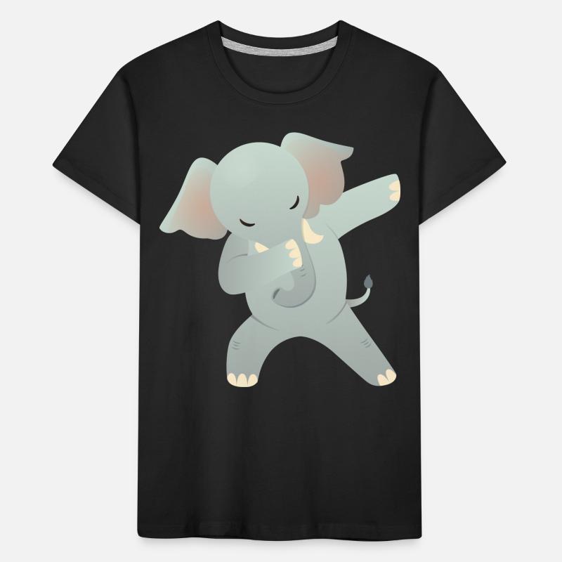 Elephant Dab Dance - Cool Gift Kids' Premium Organic T-Shirt