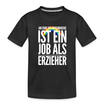 Formation d’éducateur éducateur - T-shirt bio Premium Enfant - noir - Devant