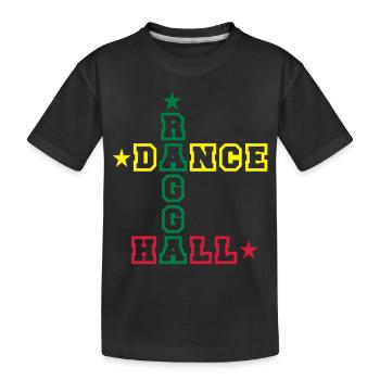 ragga dance hall - T-shirt bio Premium Enfant - noir - Devant