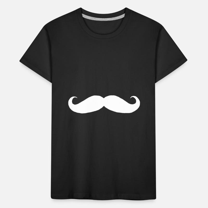 Schnauzer Geschenk Schnurrbart Bart beard style Kinder Premium Bio T-Shirt